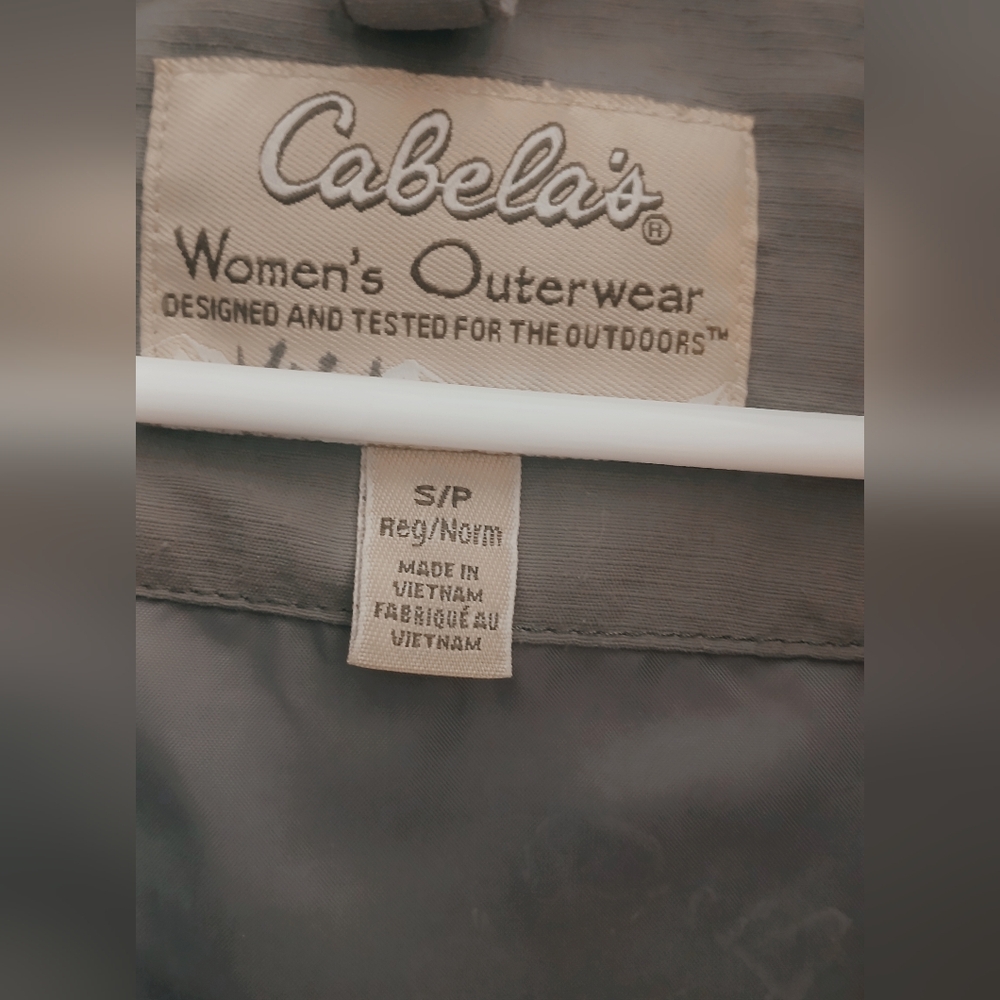 Cabela's Women's Gray And TEAL Jacket